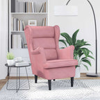 Sessel Rosa Samt