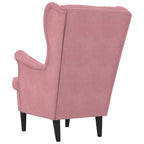 Sessel Rosa Samt