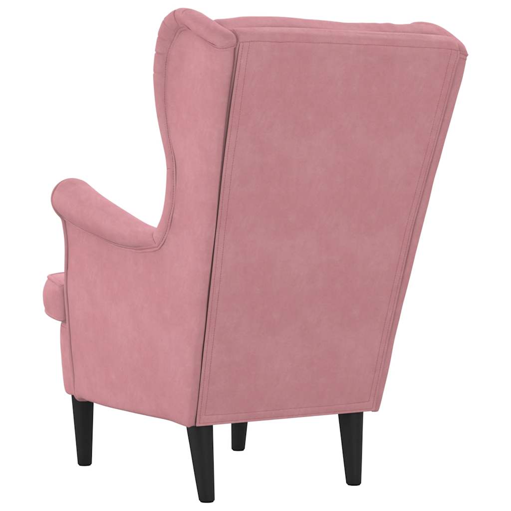 Sessel Rosa Samt
