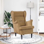 Sessel Braun Samt