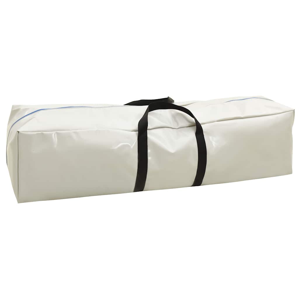 Aufblasbare Gymnastikmatte mit Pumpe 60x100x10 cm PVC Grün