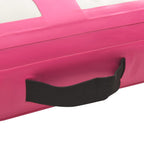 Aufblasbare Gymnastikmatte mit Pumpe 60x100x15 cm PVC Rosa