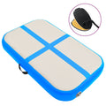 Aufblasbare Gymnastikmatte mit Pumpe 60x100x15 cm PVC Blau