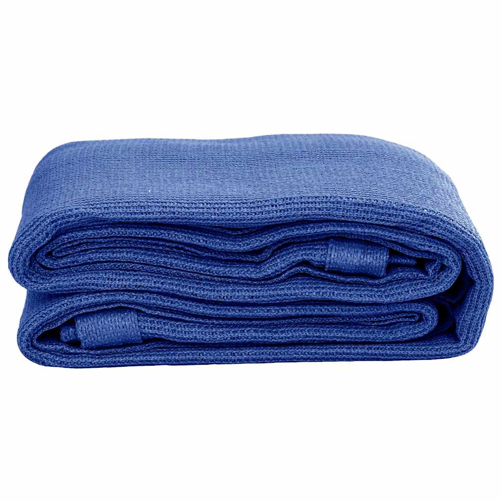Zeltteppich 200x200 cm Blau HDPE