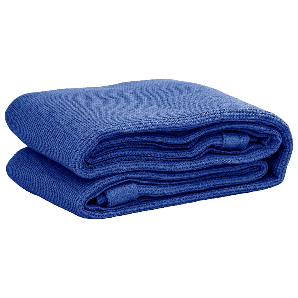 Zeltteppich 200x400 cm Blau HDPE