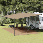 Zeltteppich Taupe 400x700 cm HDPE