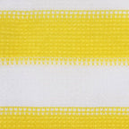 Balkon-Sichtschutz Gelb und Weiß 120x500 cm HDPE