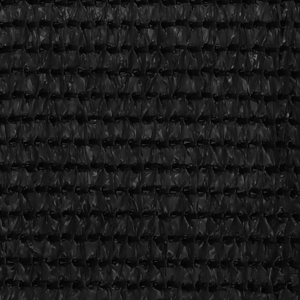 Balkon-Sichtschutz Schwarz 120x500 cm HDPE