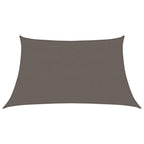 Sonnensegel 160 g/m² Anthrazit 3/4x2 m HDPE