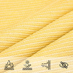 Sonnensegel 160 g/m² Beige 2x3,5 m HDPE