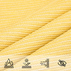 Sonnensegel 160 g/m² Beige 5x7 m HDPE