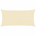 Sonnensegel 160 g/m² Creme 2x3,5 m HDPE