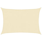 Sonnensegel 160 g/m² Creme 2,5x4 m HDPE