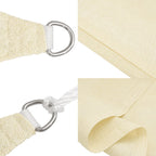 Sonnensegel 160 g/m² Creme 5x8 m HDPE