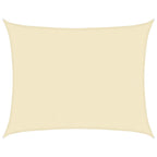 Sonnensegel 160 g/m² Creme 6x7 m HDPE