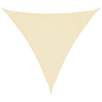 Sonnensegel 160 g/m² Creme 3x3x3 m HDPE