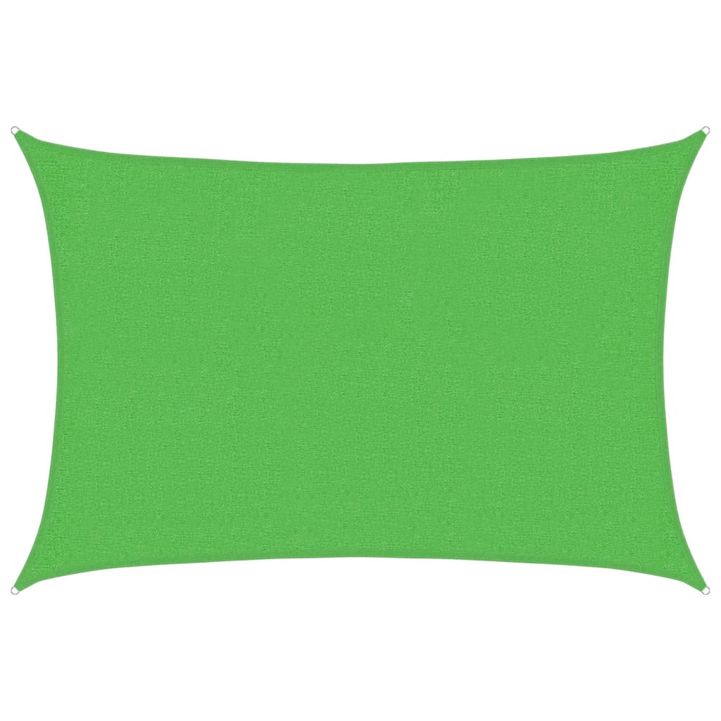 Sonnensegel 160 g/m² Hellgrün 2x3 m HDPE