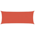 Sonnensegel 160 g/m² Terrakottarot 2x4,5 m HDPE