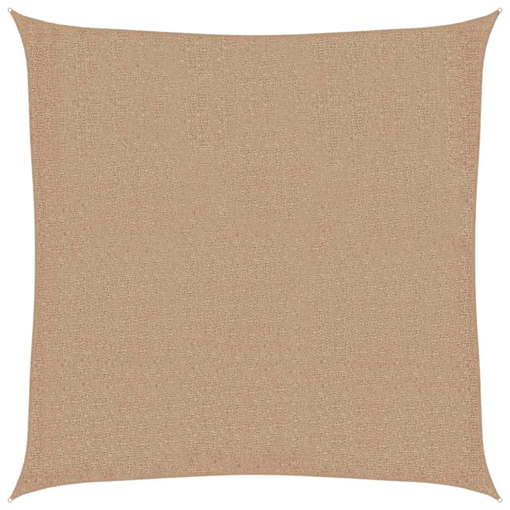 Sonnensegel 160 g/m² Taupe 3x3 m HDPE