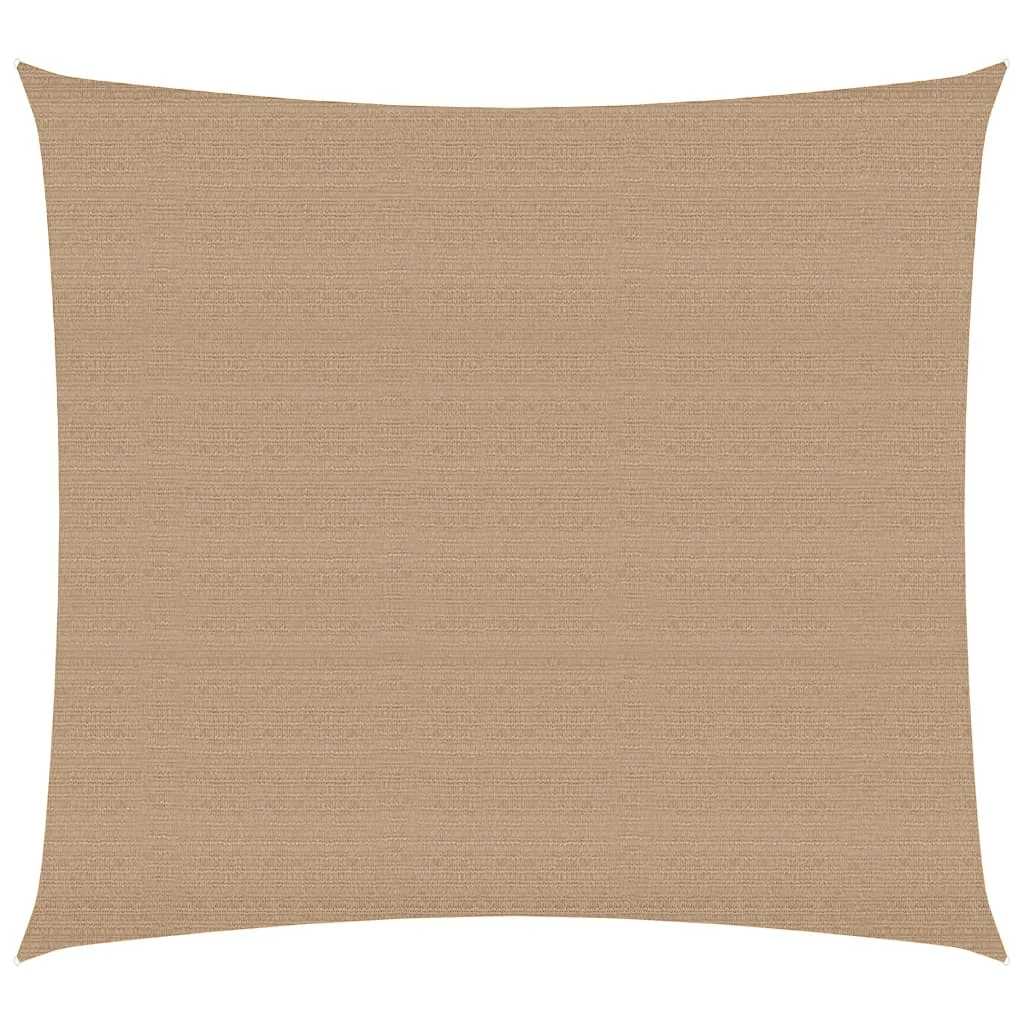 Sonnensegel 160 g/m² Taupe 4x4 m HDPE