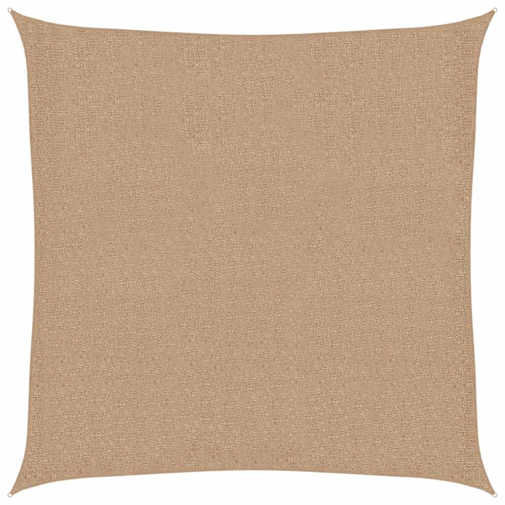 Sonnensegel 160 g/m² Taupe 5x5 m HDPE