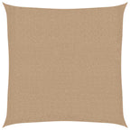 Sonnensegel 160 g/m² Taupe 7x7 m HDPE