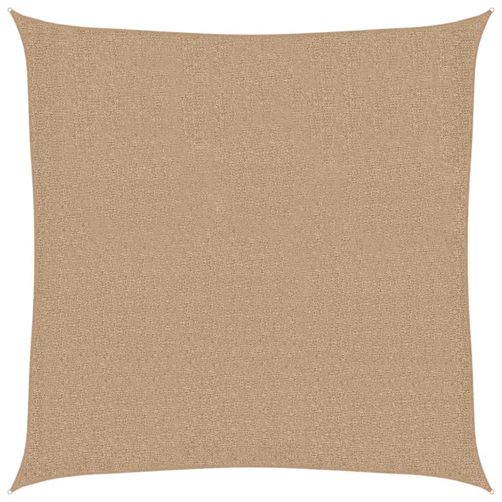 Sonnensegel 160 g/m² Taupe 7x7 m HDPE