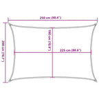 Sonnensegel 160 g/m² Taupe 2x2,5 m HDPE