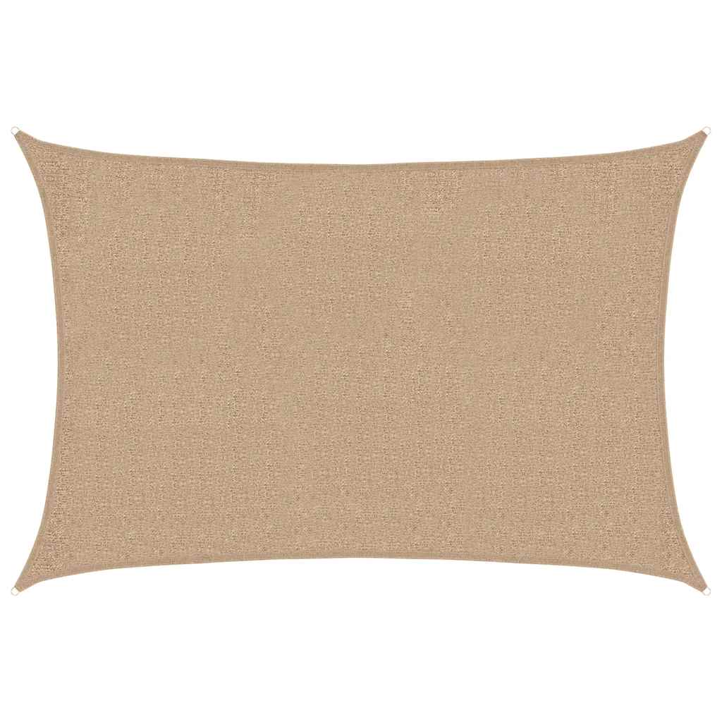 Sonnensegel 160 g/m² Taupe 2x3 m HDPE