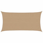 Sonnensegel 160 g/m² Taupe 2x4 m HDPE