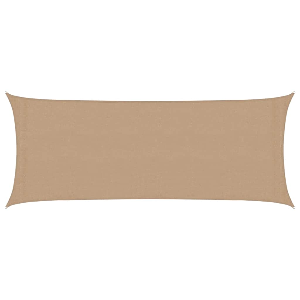 Sonnensegel 160 g/m² Taupe 2x5 m HDPE