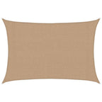 Sonnensegel 160 g/m² Taupe 3x4 m HDPE