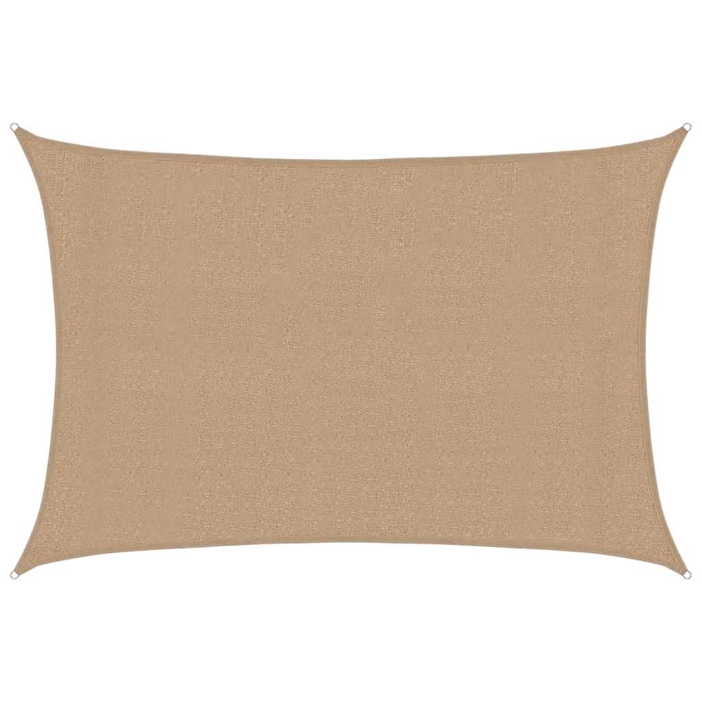 Sonnensegel 160 g/m² Taupe 3x4 m HDPE