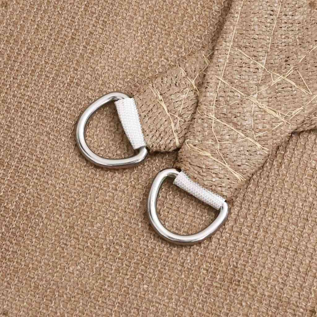 Sonnensegel 160 g/m² Taupe 3x4 m HDPE