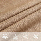 Sonnensegel 160 g/m² Taupe 3x4 m HDPE