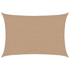 Sonnensegel 160 g/m² Taupe 3,5x5 m HDPE