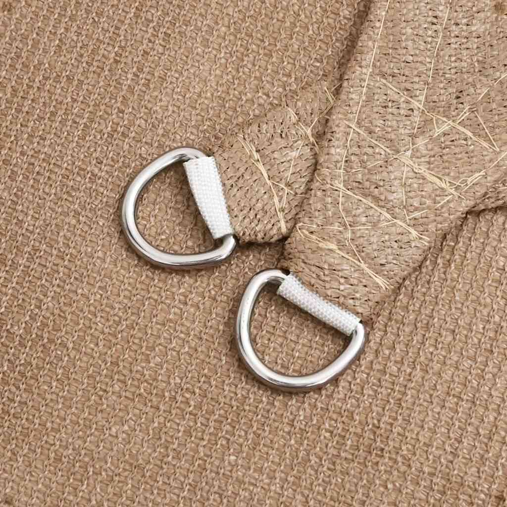 Sonnensegel 160 g/m² Taupe 3,5x5 m HDPE