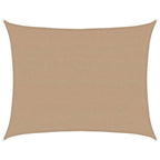 Sonnensegel 160 g/m² Taupe 6x7 m HDPE