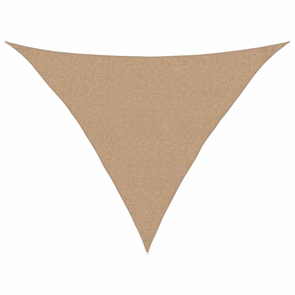 Sonnensegel 160 g/m² Taupe 3x3x4,2 m HDPE