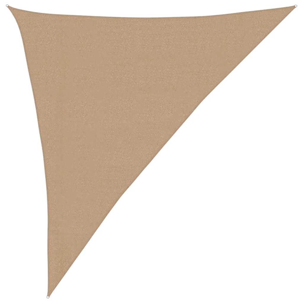 Sonnensegel 160 g/m² Taupe 3x4x5 m HDPE
