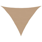 Sonnensegel 160 g/m² Taupe 5x5x6 m HDPE