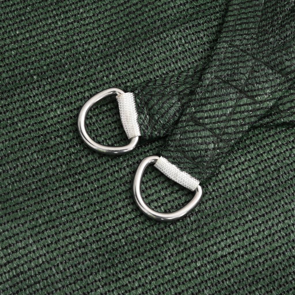 Sonnensegel 160 g/m² Dunkelgrün 2x2 m HDPE