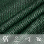 Sonnensegel 160 g/m² Dunkelgrün 3,6x3,6 m HDPE