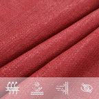 Sonnensegel 160 g/m² Rot 2,5x2,5 m HDPE