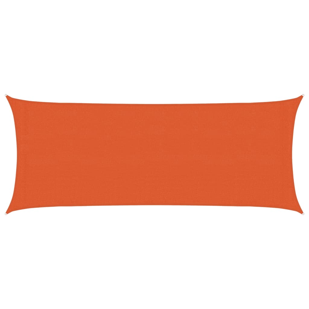 Sonnensegel 160 g/m² Orange 2x5 m HDPE