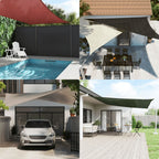 Sonnensegel 160 g/m² Orange 2x5 m HDPE