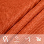 Sonnensegel 160 g/m² Rechteckig Orange 3x4,5 m HDPE