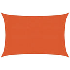 Sonnensegel 160 g/m² Rechteckig Orange 3x5 m HDPE