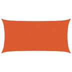 Sonnensegel 160 g/m² Rechteckig Orange 3x6 m HDPE