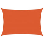 Sonnensegel 160 g/m² Rechteckig Orange 5x7 m HDPE